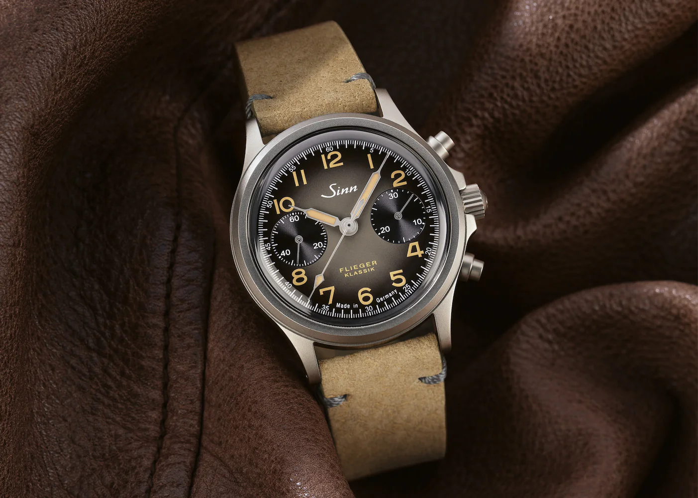 Sinn 356 Pilot Classic AS E Leather Watch - Image 4