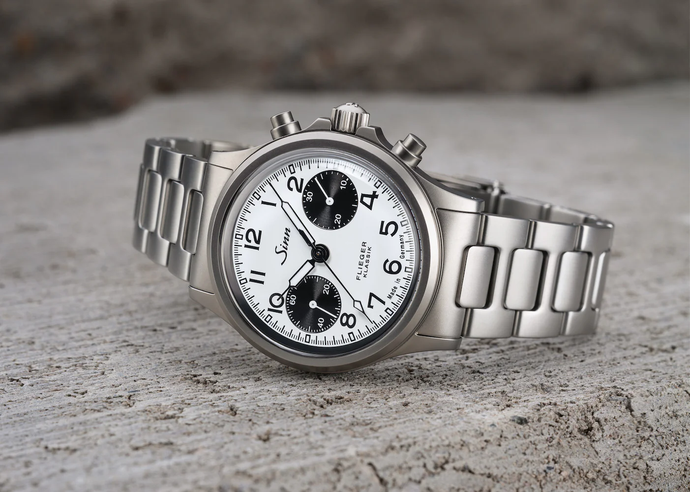 Sinn 356 Pilot Classic W H-Link Bracelet Watch - Image 4