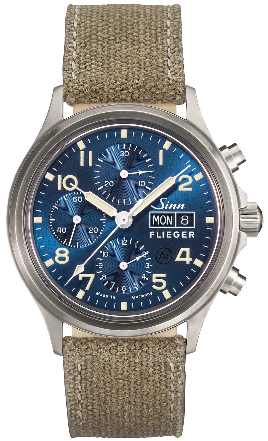 Sinn 358 Sa Pilot B E Canvas Beige Watch