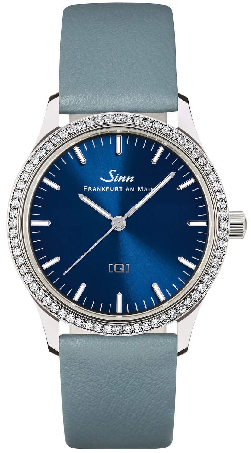 Sinn 434 TW 68 WG B Ladies Leather Blue Watch