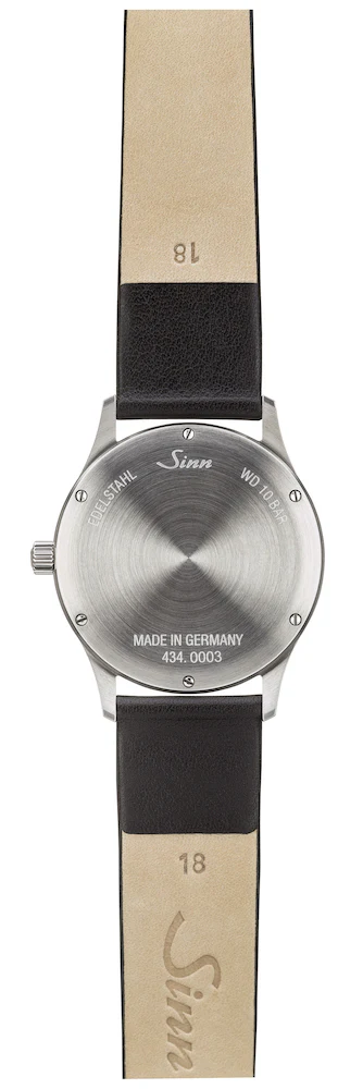 Sinn 434 TW 68 WG B Ladies Leather Tan Watch - Image 3