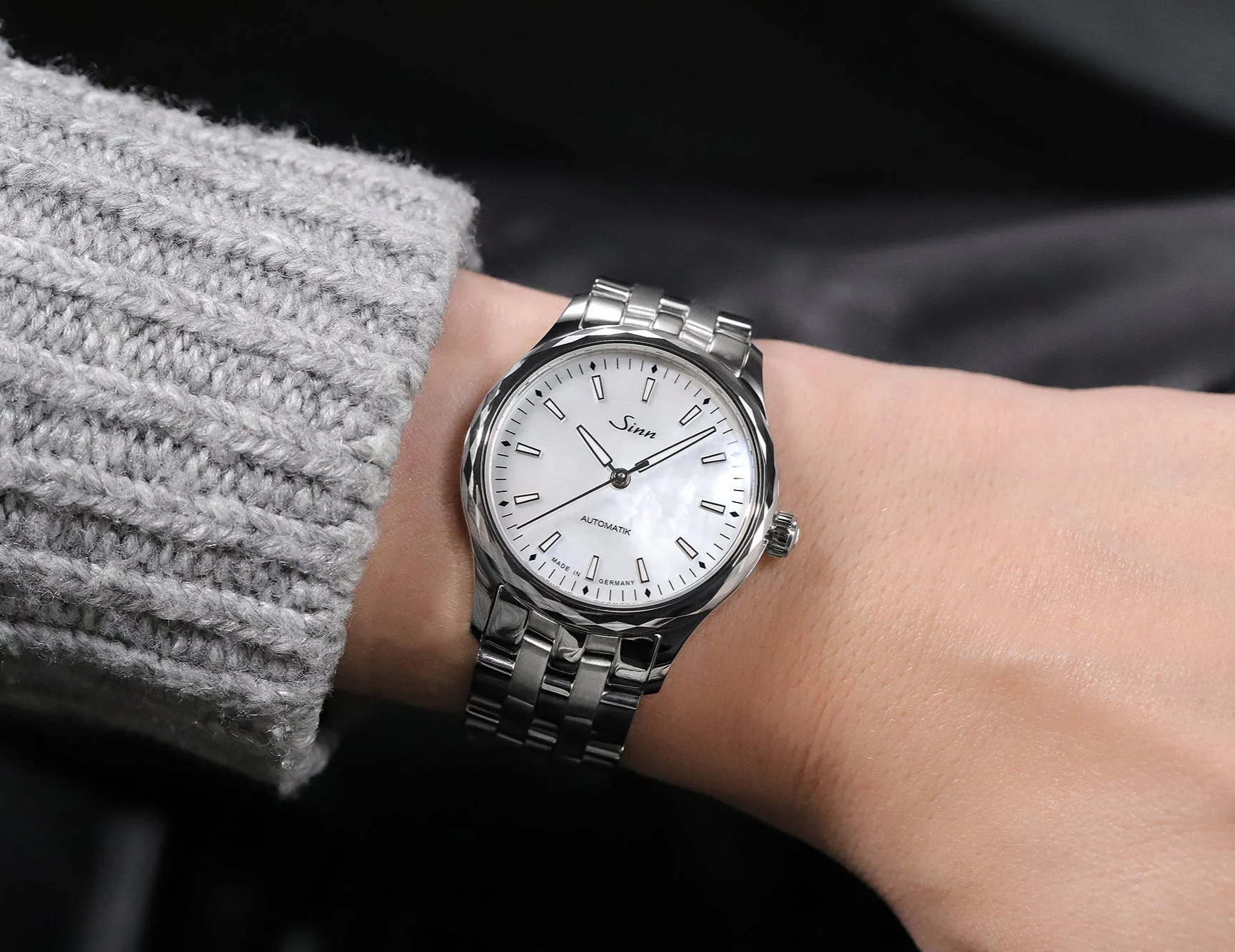 Sinn 534 MOP W Fine Link Bracelet Watch - Image 2