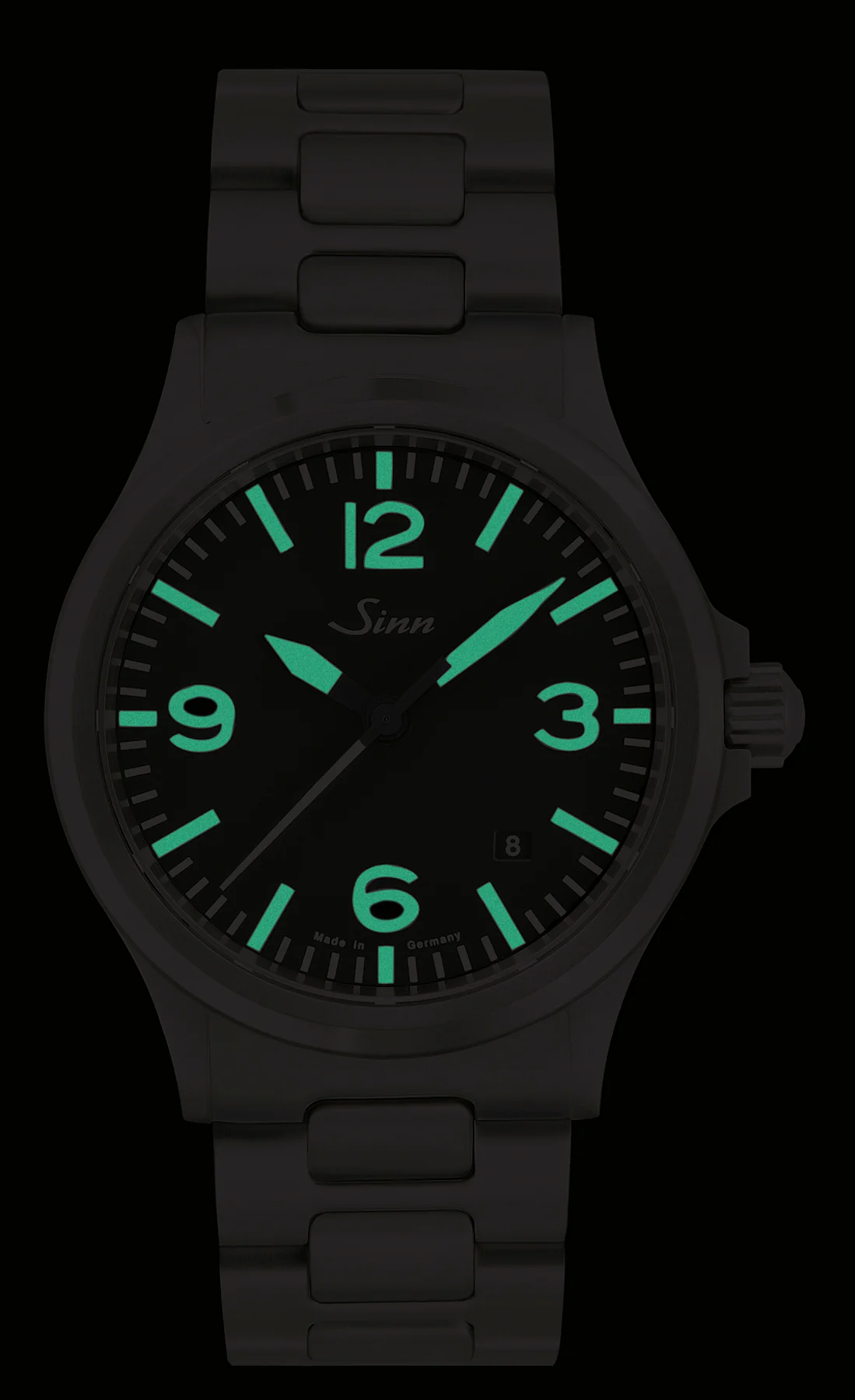 Sinn 556 A RS Black Cowhide Aligator Watch - Image 2