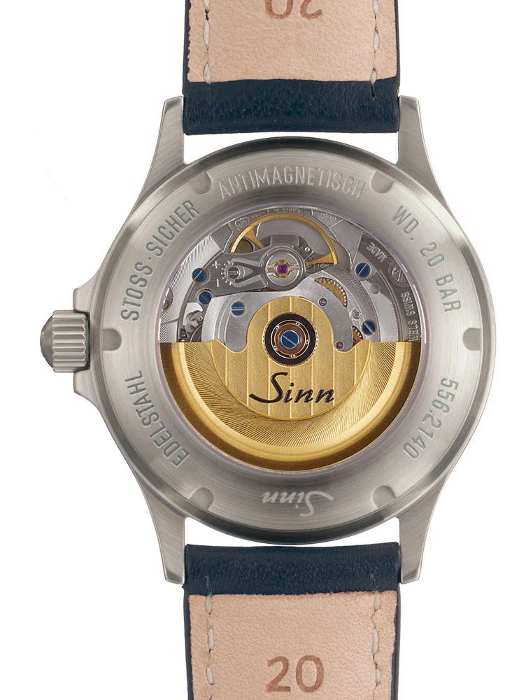Sinn 556 I B Blue Cowhide Strap Watch - Image 2
