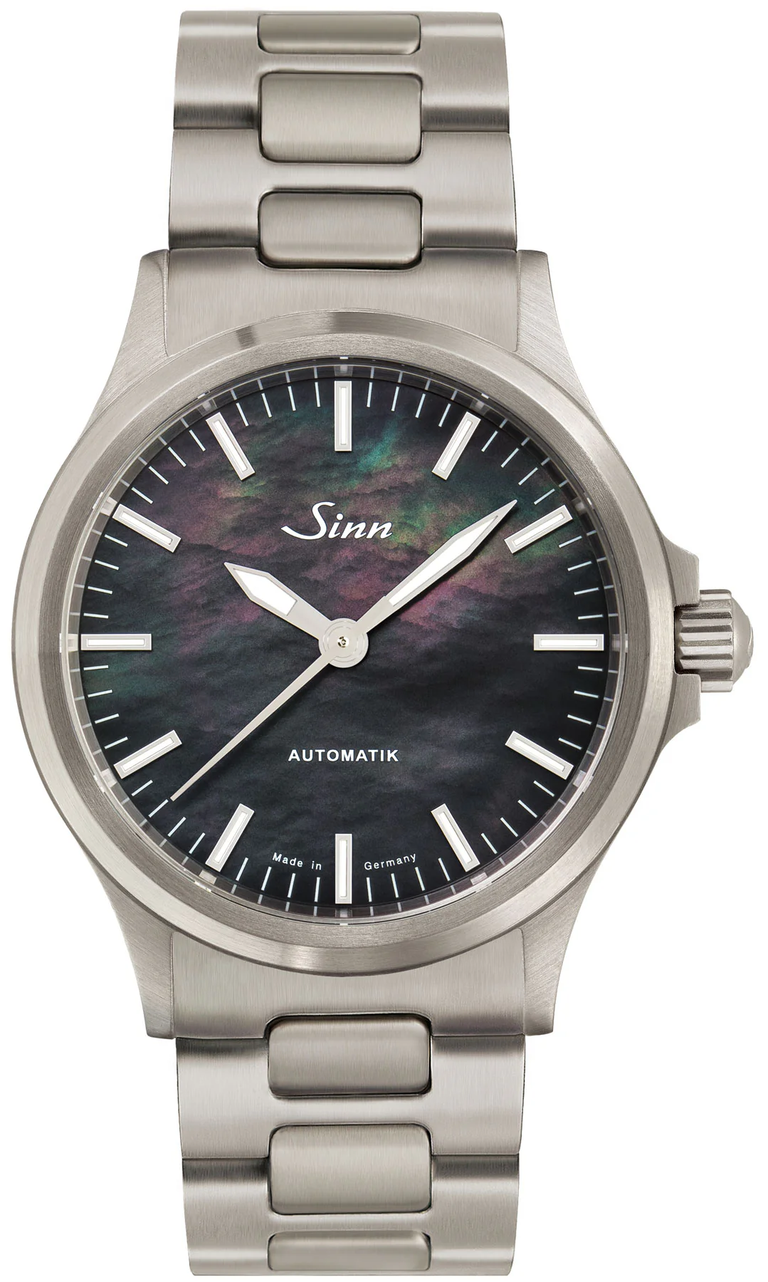 Sinn 556 I Mother of Pearl S H-Link Bracelet Watch