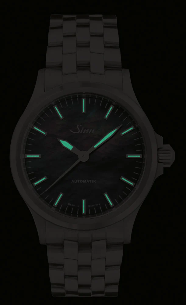 Sinn 556 I Mother of Pearl S H-Link Bracelet Watch - Image 4