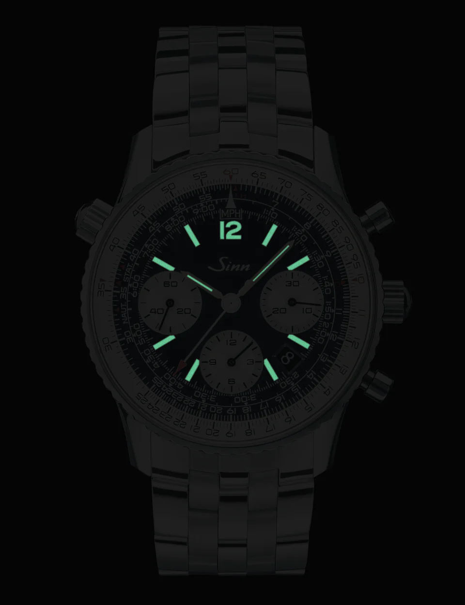 Sinn Watch 903 St B E Alligator Cognac - Image 2
