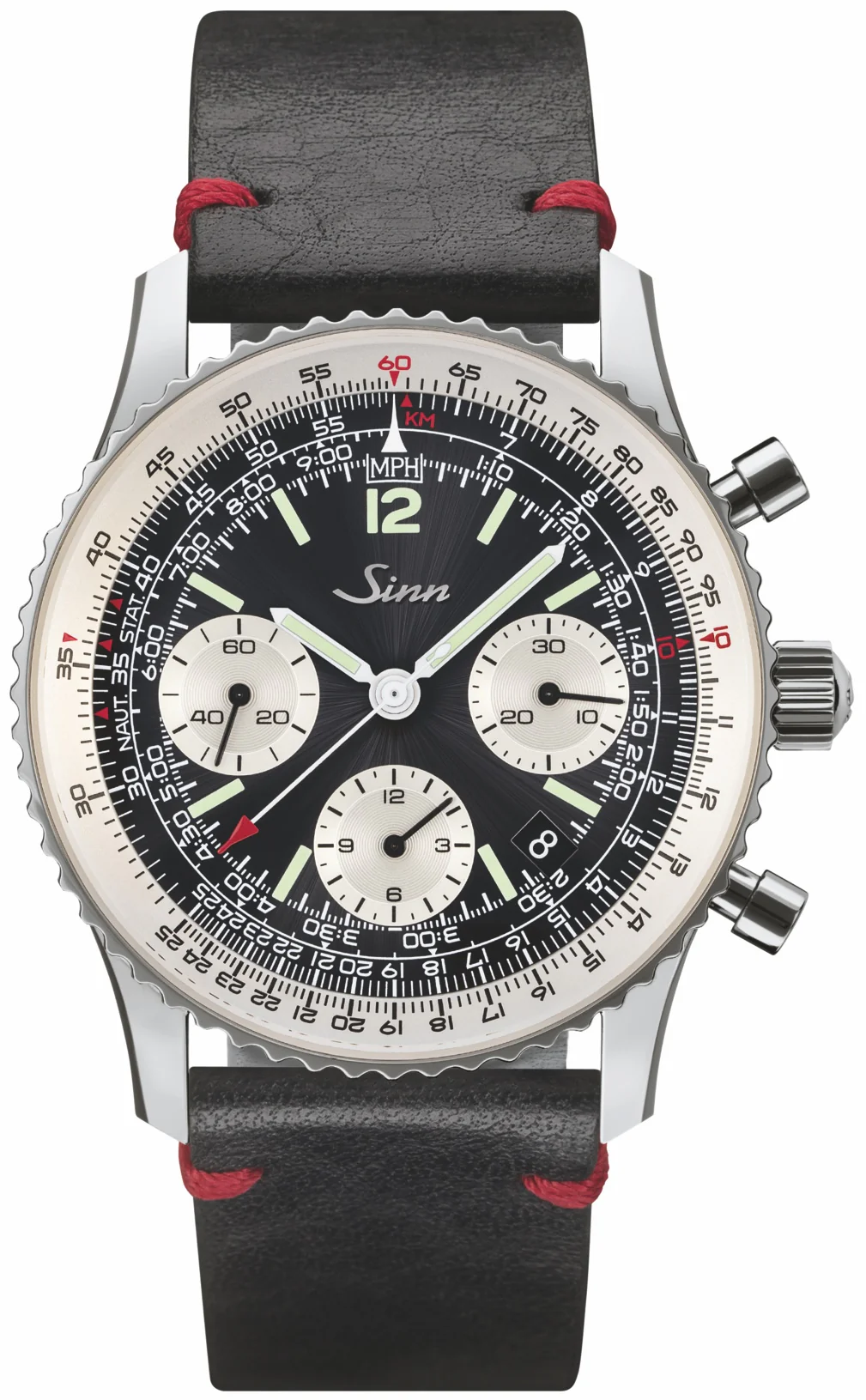 Sinn 903 St II Navigation Vintage Leather Watch