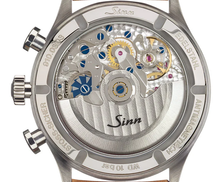 Sinn 910 SRS Vintage Leather Watch - Image 2