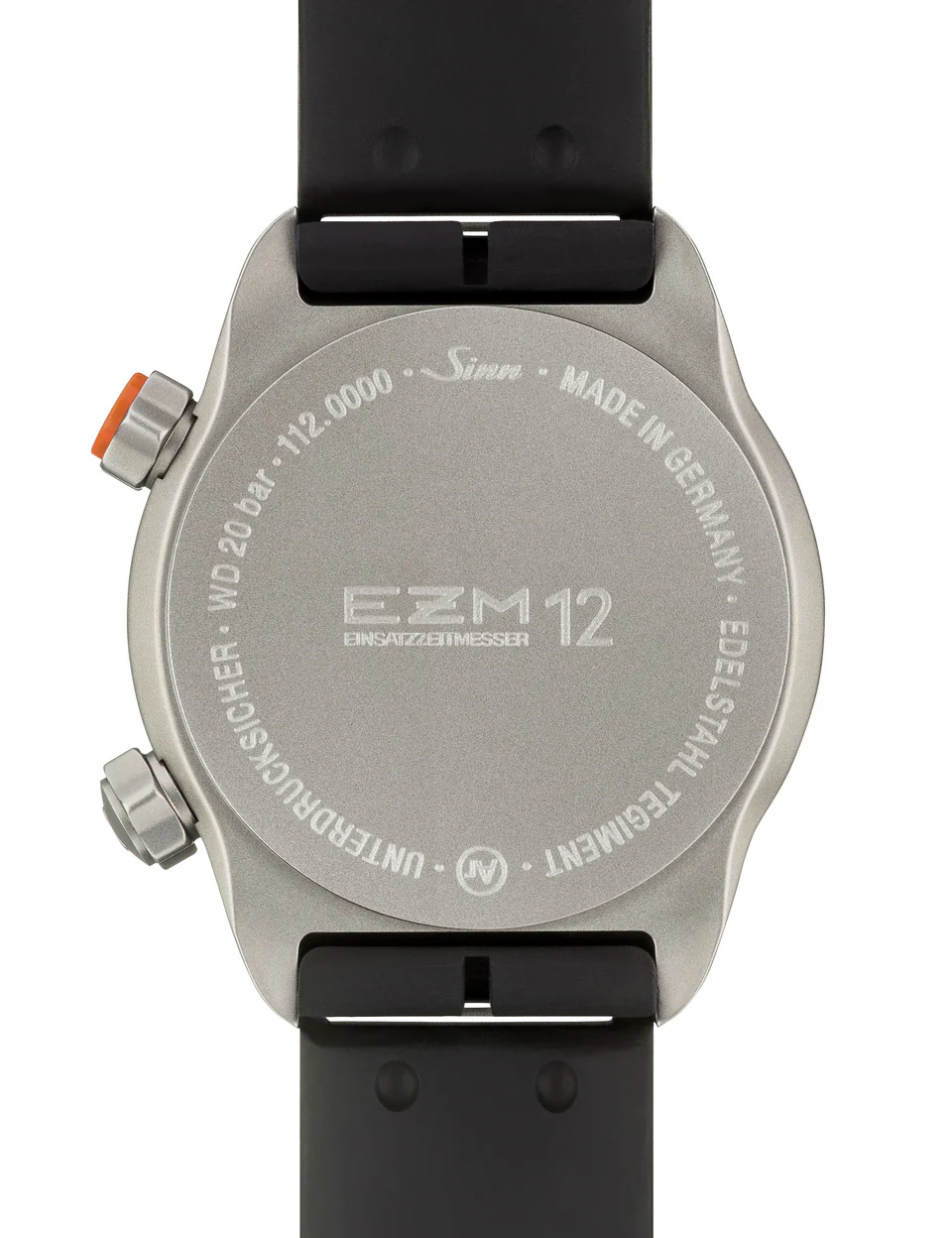 Sinn EZM 12 Silicone Orange Watch - Image 3