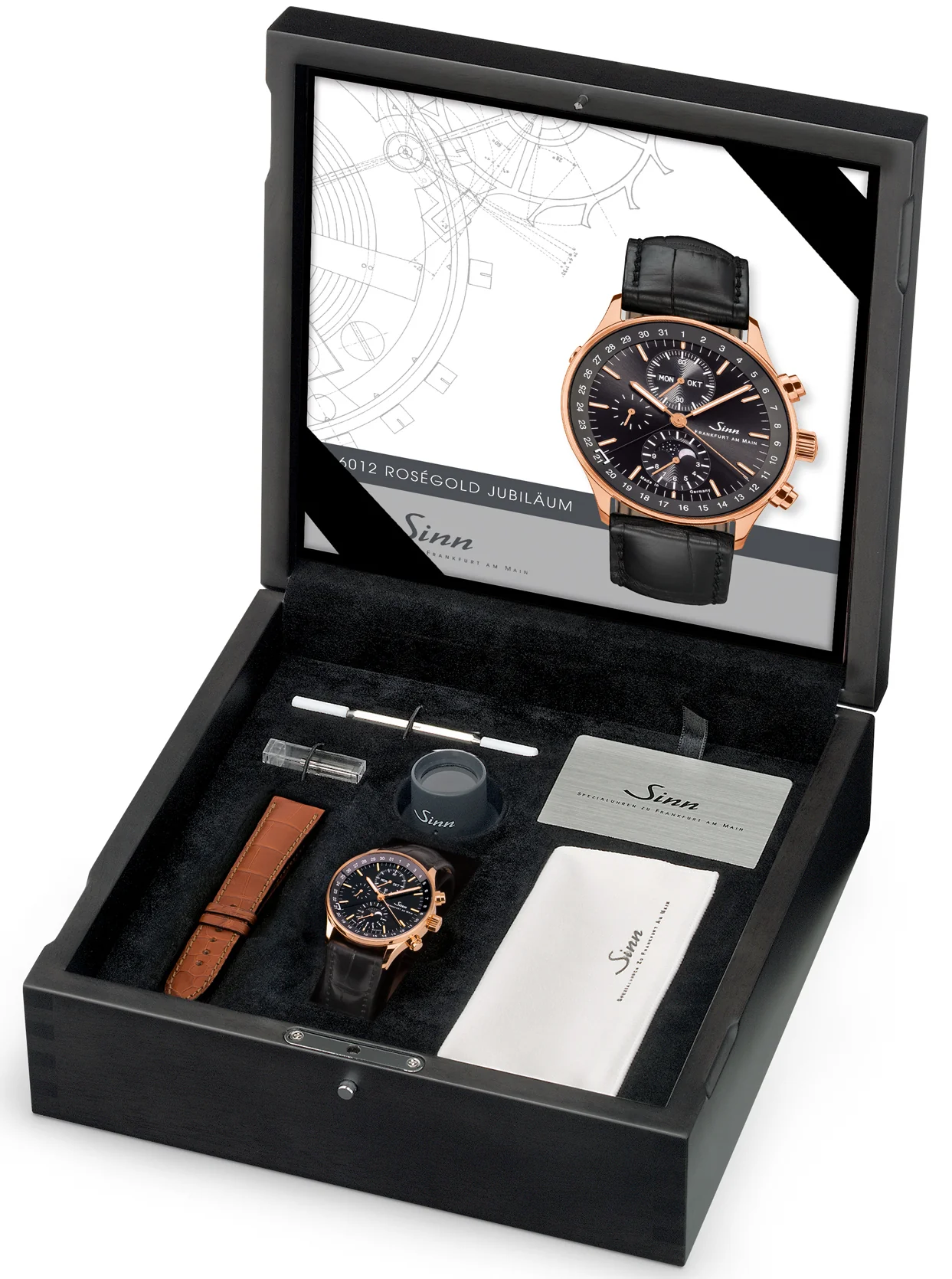 Sinn Watch Frankfurt Financial District 6012 Rose Gold Anniversary Limited Edition - Image 4