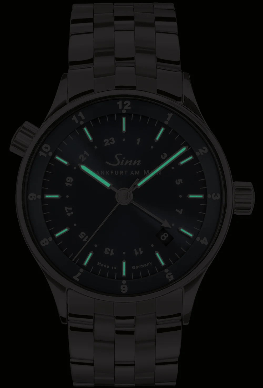 Sinn 6060 B 24h UTC Frankfurt World Time Watch - Image 3