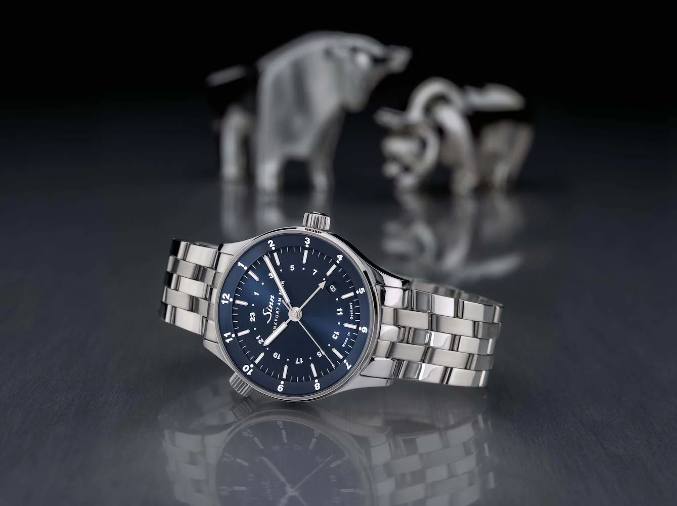 Sinn 6060 B 24h UTC Frankfurt World Time Watch - Image 8