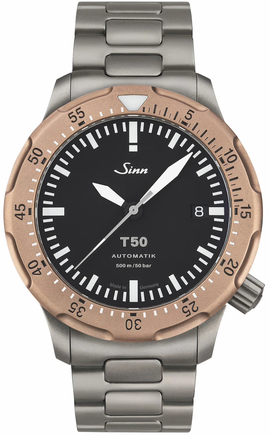 Sinn T50 GBDR H-Link Bracelet Watch
