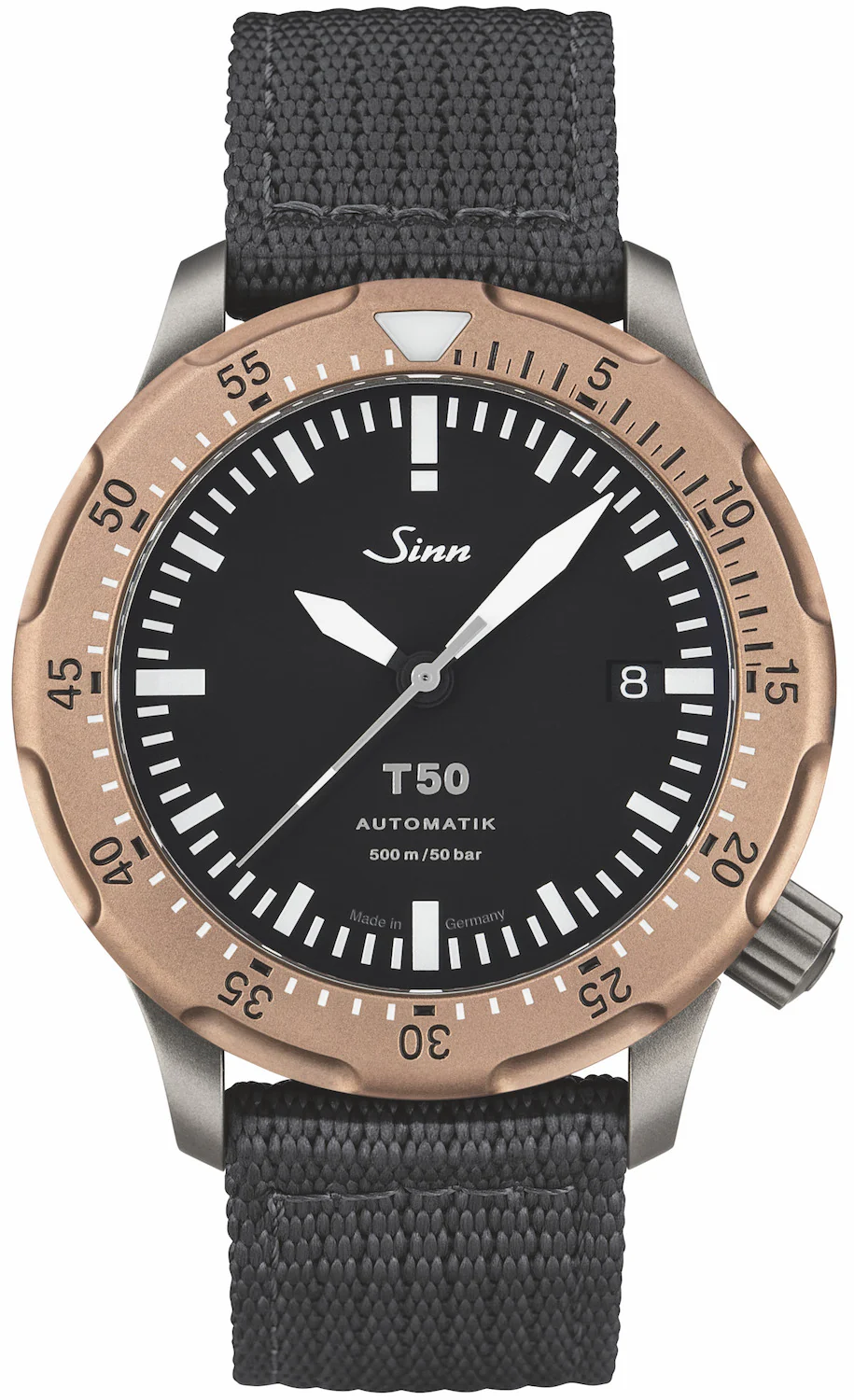 Sinn T50 GBDR Leather Textile Watch