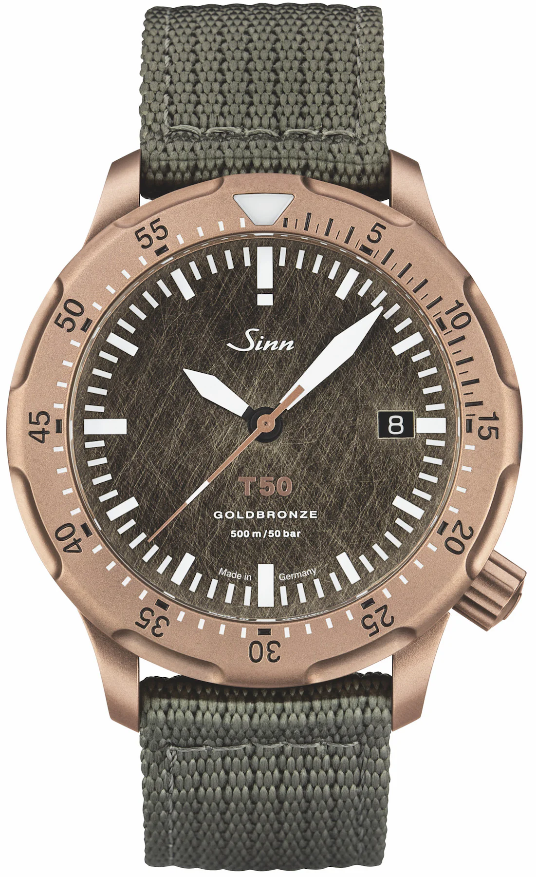 Sinn Watch T50 Goldbronze Leather Textile Limited Edition