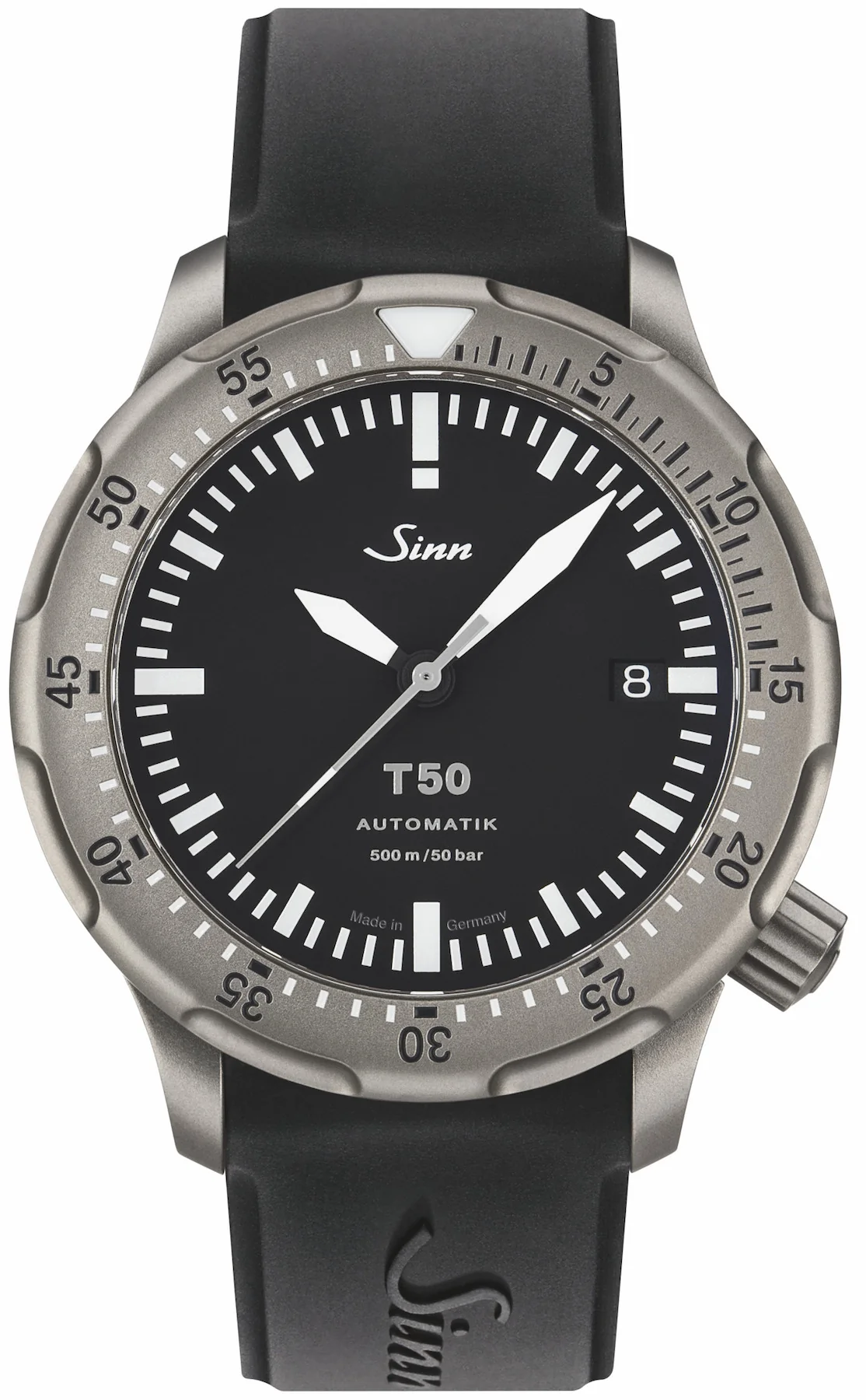 Sinn T50 Black Silicon Watch