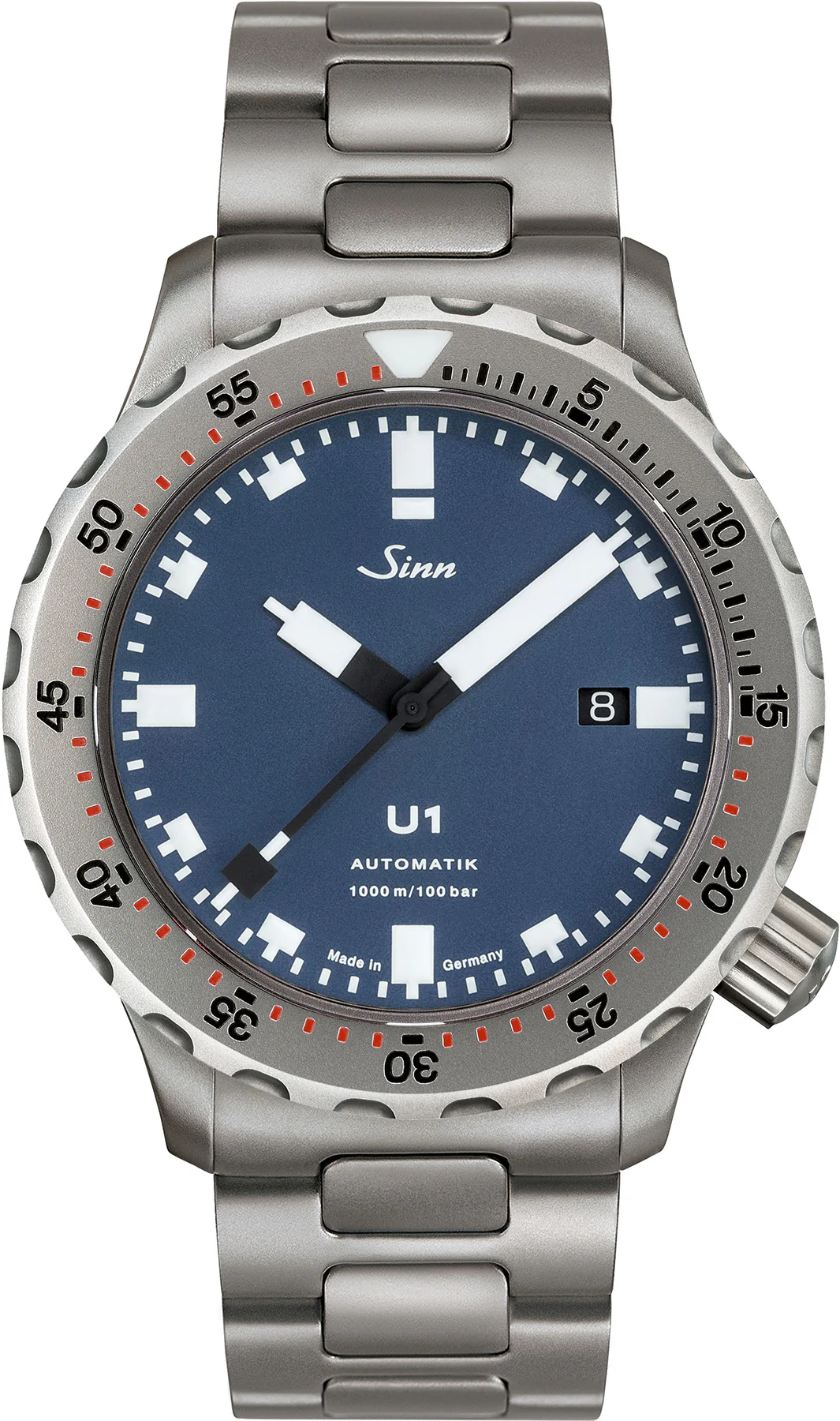 Sinn U1 B H-Link Bracelet Watch