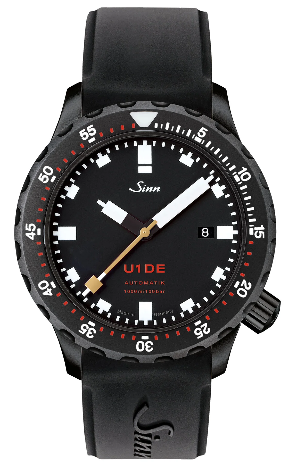 Sinn Watch U1 DE Black Silicone Limited Edition