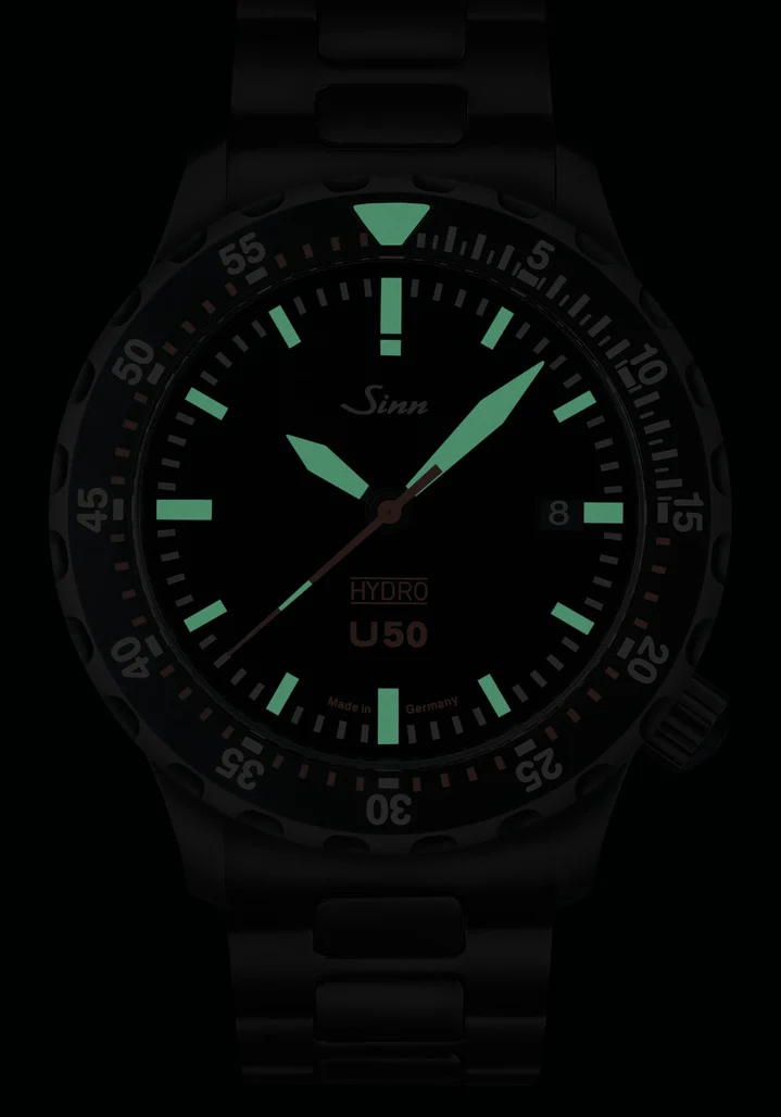 Sinn U50 Hydro S H-Link Bracelet Watch - Image 2