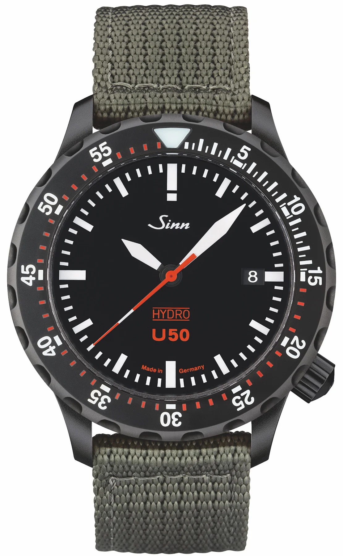 Sinn U50 Hydro S Textile Olive Grey Watch