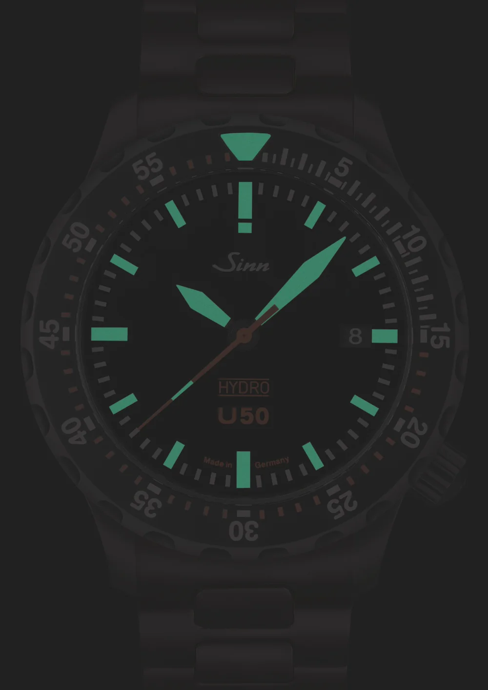 Sinn U50 Hydro S Silicone Black Watch - Image 2