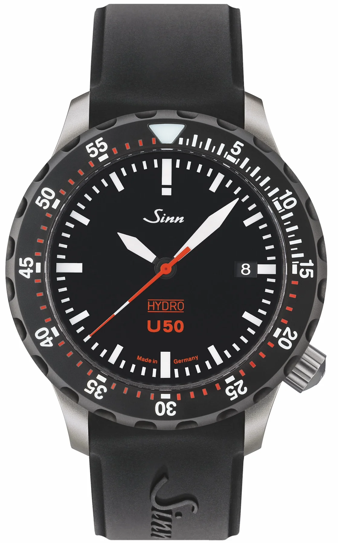 Sinn U50 Hydro SDR Silicone Black Watch