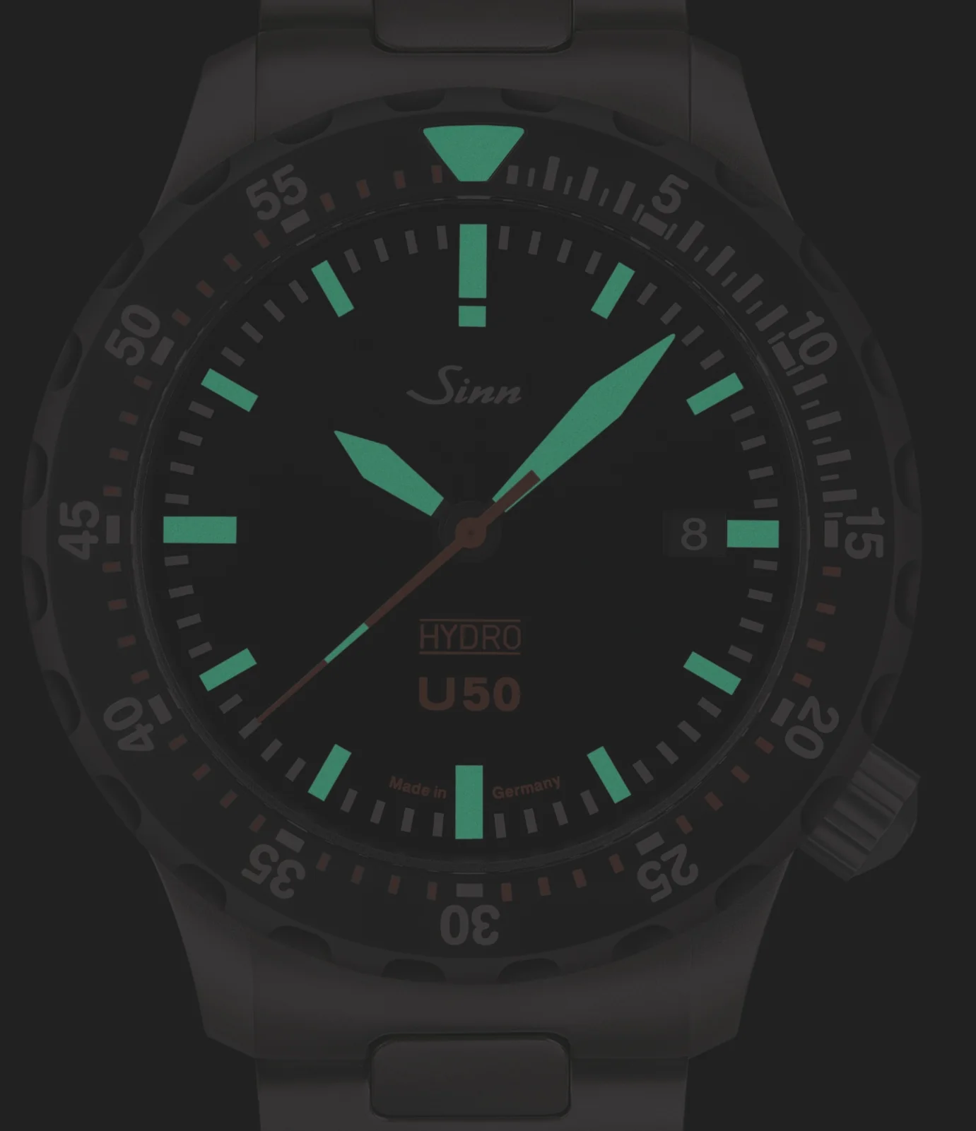 Sinn U50 Hydro SDR Silicone White Watch - Image 2