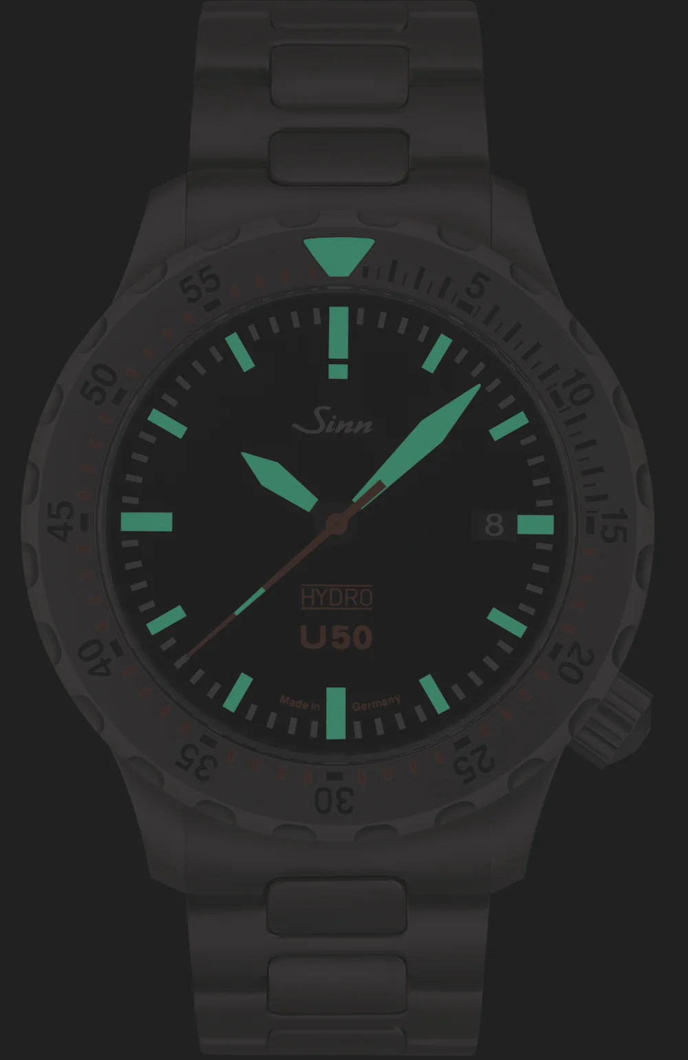 Sinn U50 Hydro Silicone Black Watch - Image 2