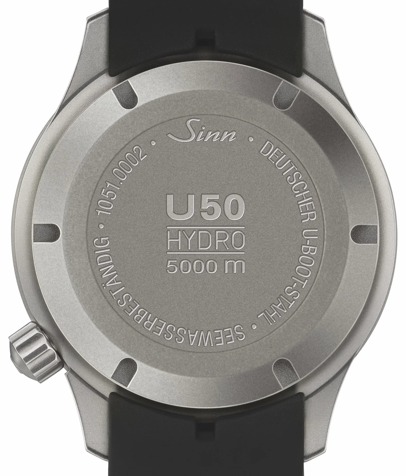 Sinn U50 Hydro Silicone Black Watch - Image 3