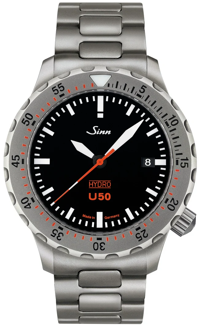 Sinn U50 Hydro Tegiment H-Link Bracelet Watch
