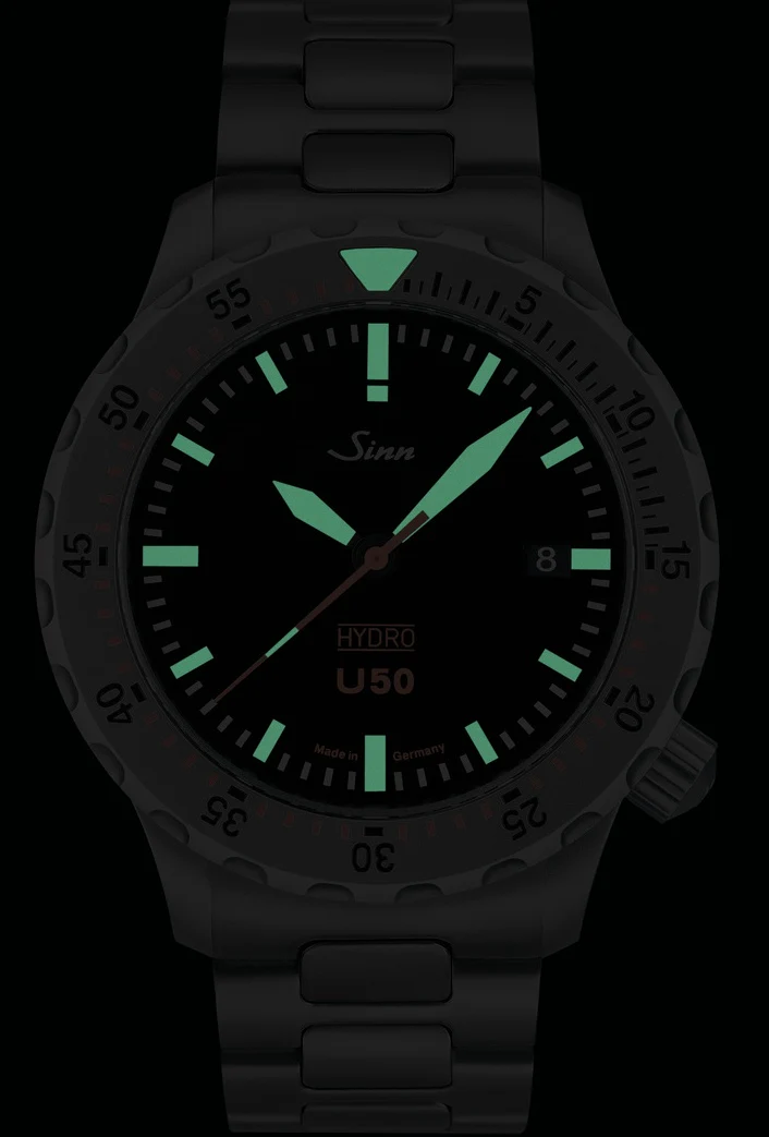 Sinn U50 Hydro Tegiment H-Link Bracelet Watch - Image 2