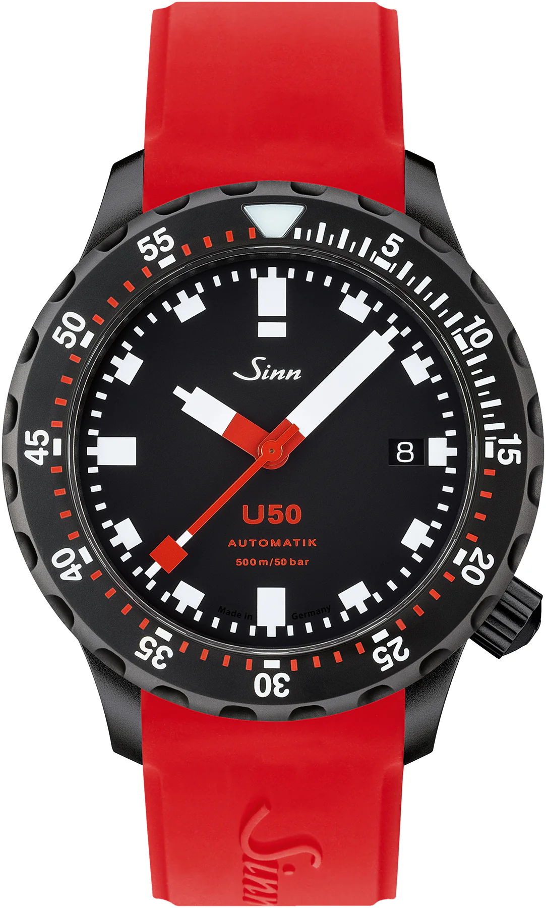 Sinn U50 S Silicone Red Watch