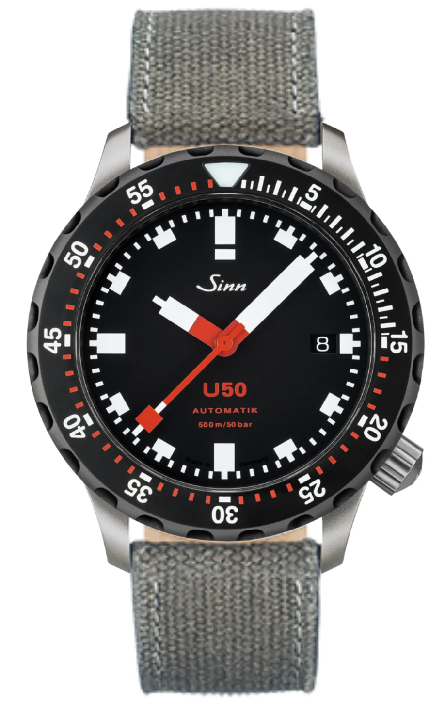 Sinn U50 SDR Canvas Leather Grey Watch
