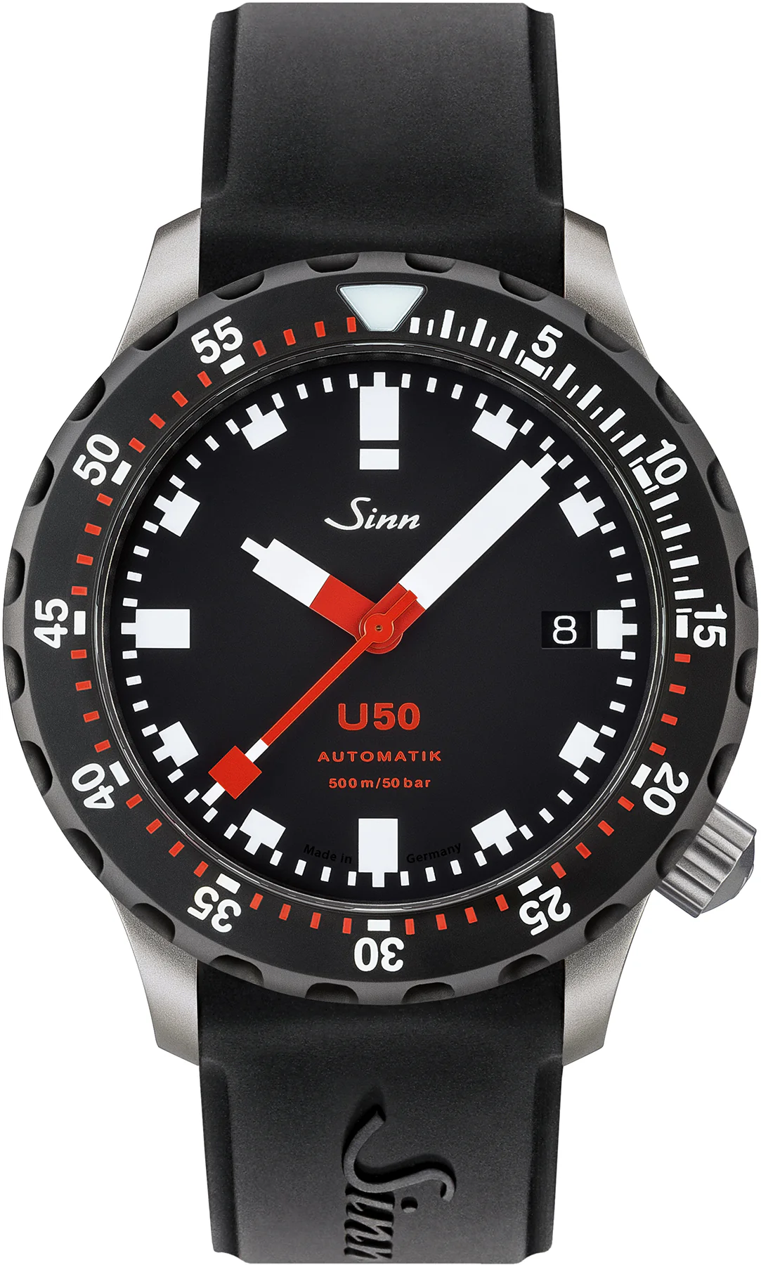 Sinn U50 SDR Silicone Black Watch
