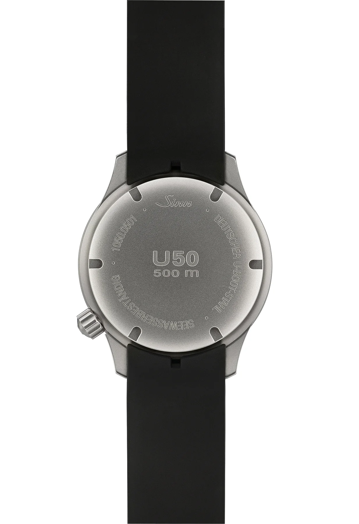 Sinn U50 SDR Silicone Red Watch - Image 3