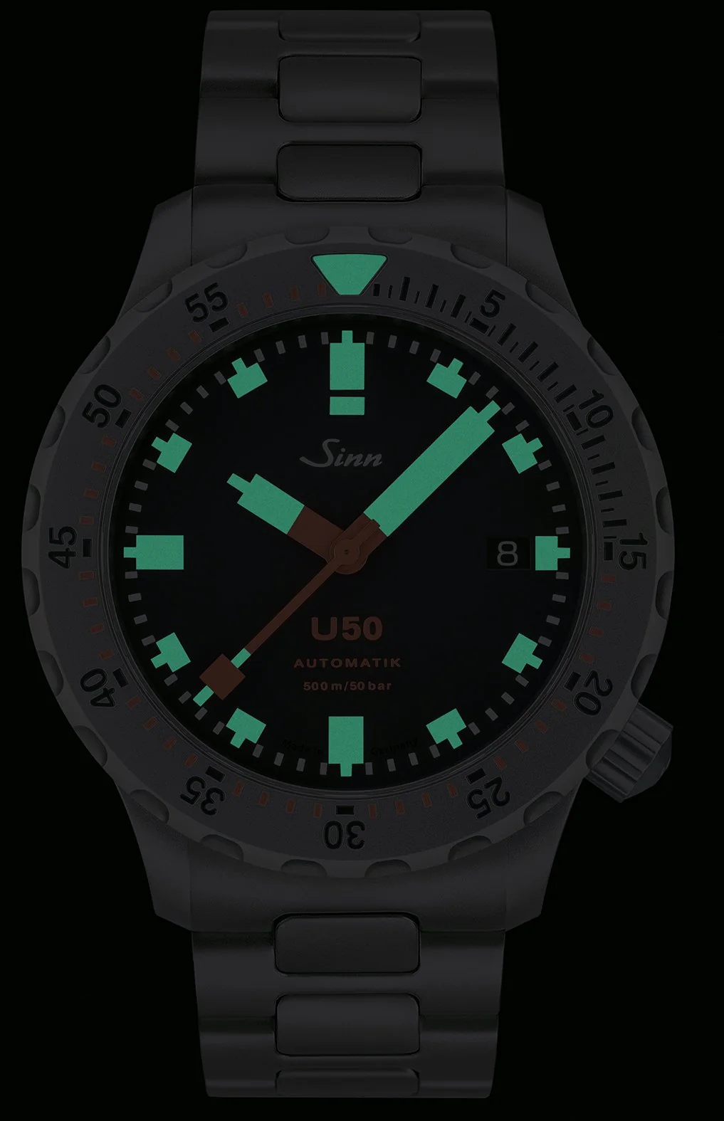 Sinn U50 Tegimented Silicone Black Watch - Image 2