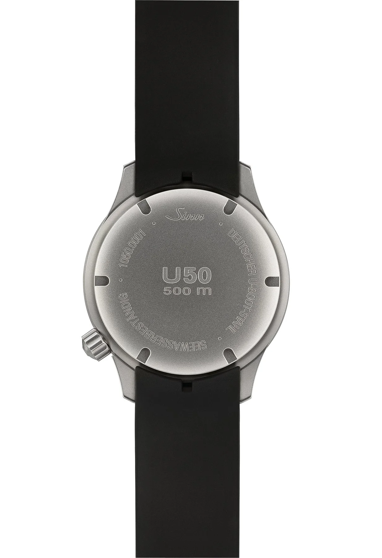 Sinn U50 Tegimented Silicone Black Watch - Image 3