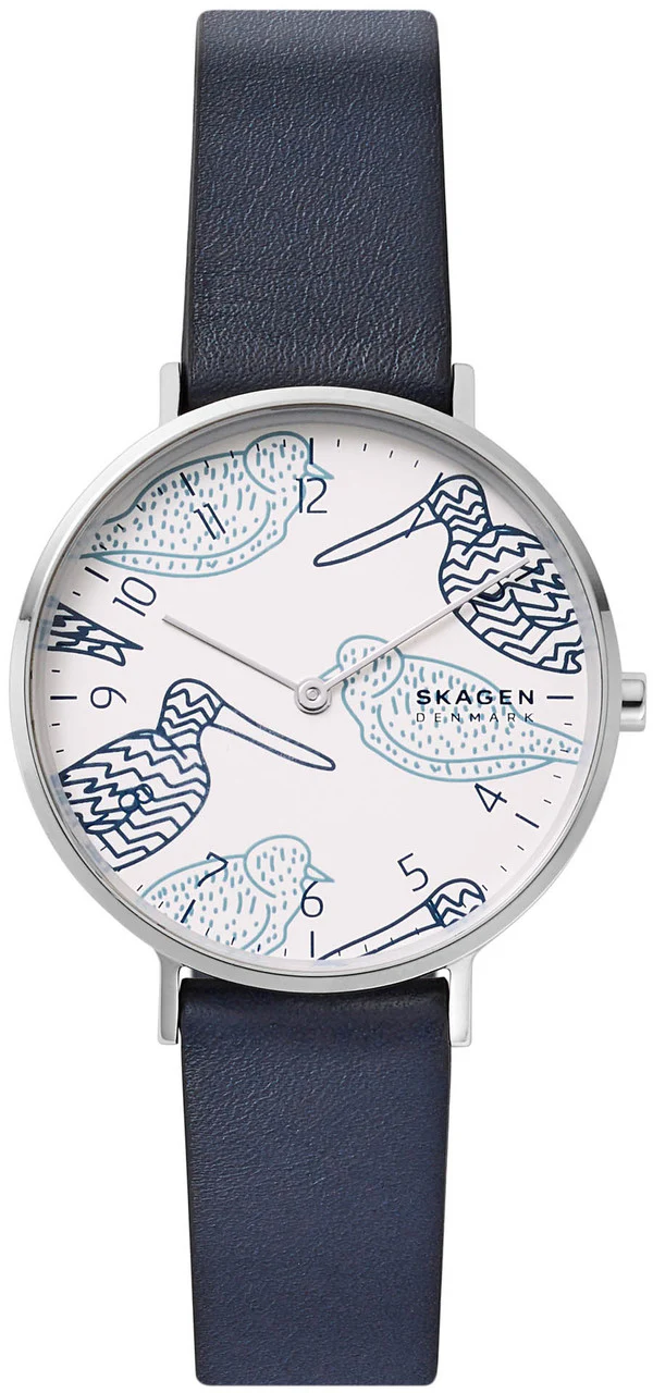 Skagen Watch Aaren Birds Blue Unisex