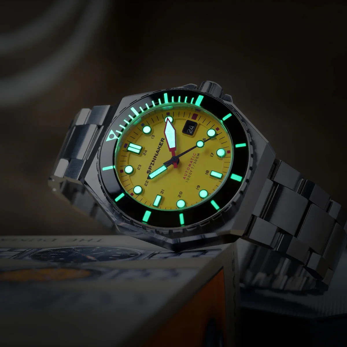 Spinnaker Dumas Inkdial Hornet Yellow Limited Edition - Image 4