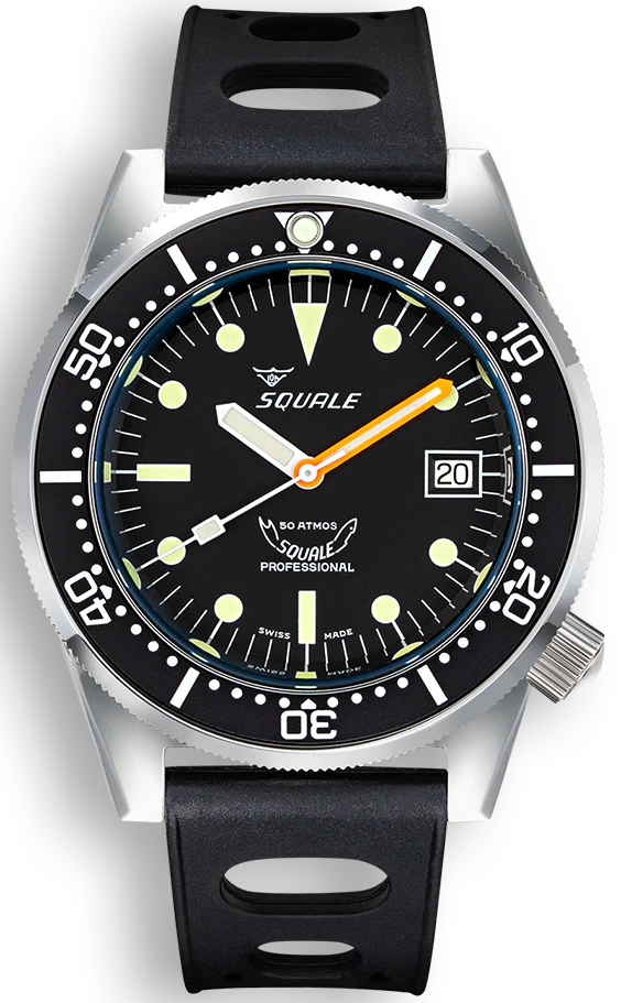 Squale Watch 1521 Classic Rubber