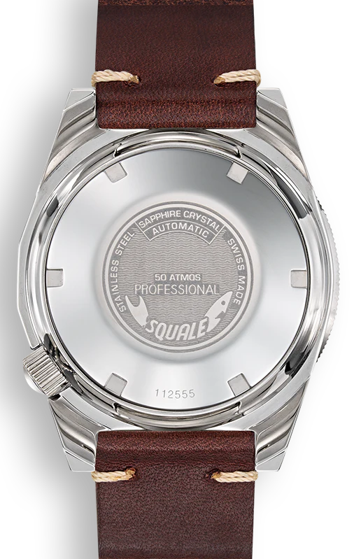 Squale 1521 Classic Leather Watch - Image 2