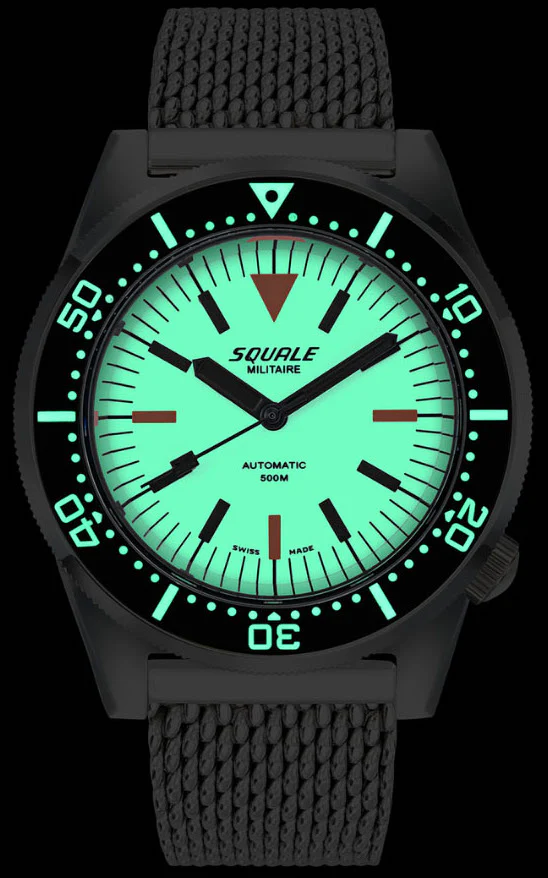 Squale Watch 1521 Full Luminous Militaire Mesh - Image 3