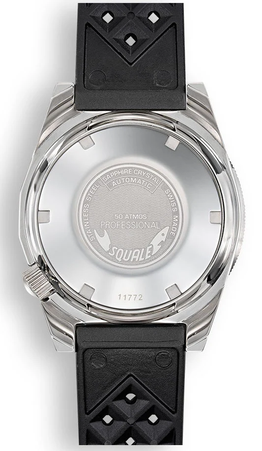 Squale 1521 Green Ray Rubber Watch - Image 2