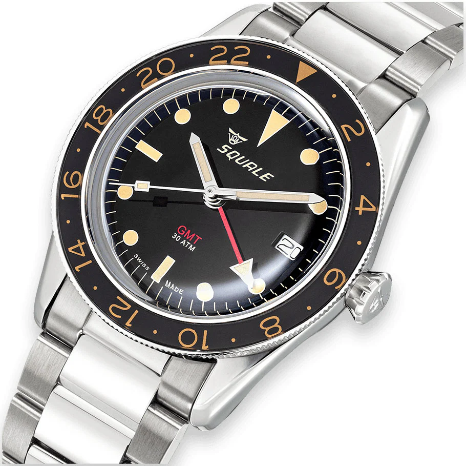 Squale Watch Sub-39 GMT Vintage Bracelet - Image 4