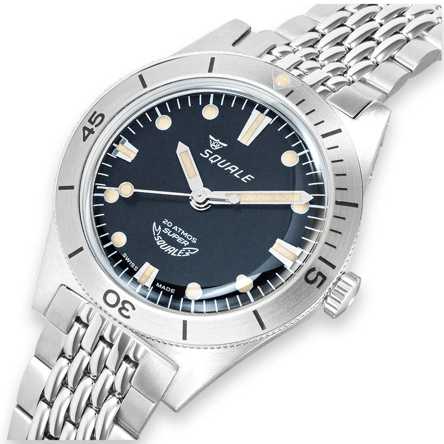 Squale SuperSquale Sunray Black Bracelet Watch - Image 4
