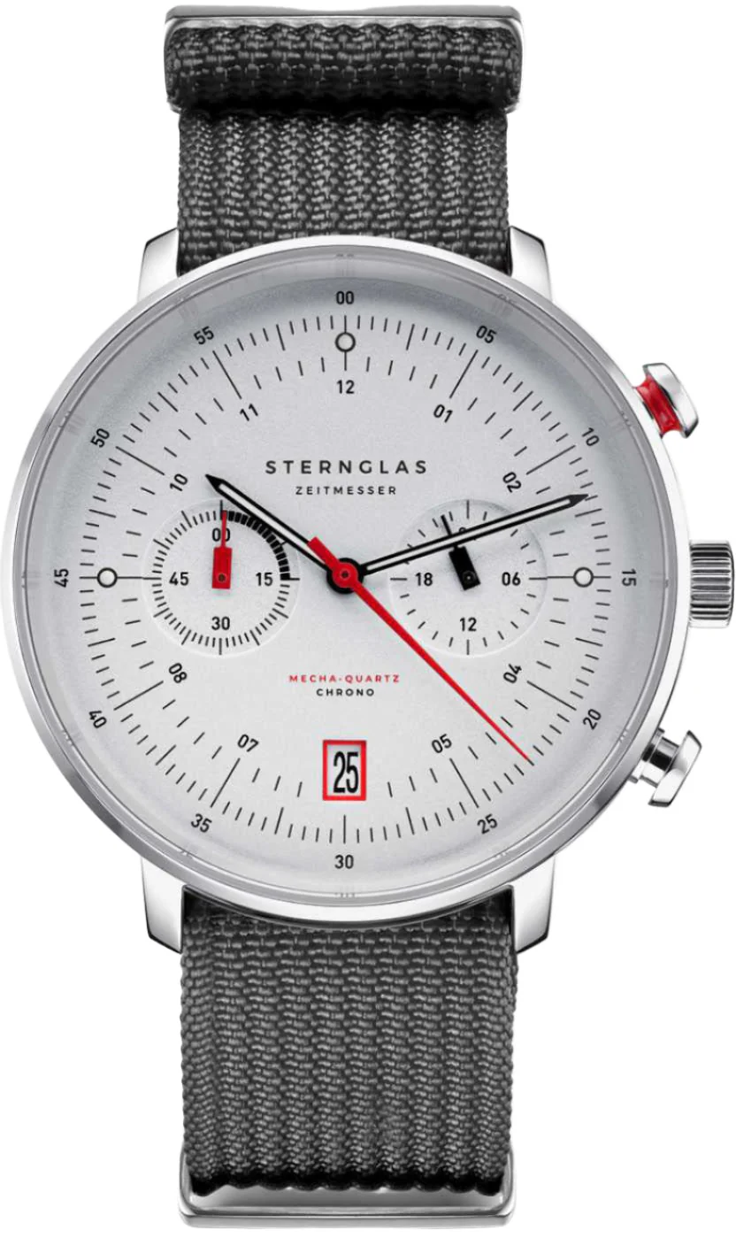 Sternglas Hamburg Chrono Silver Watch