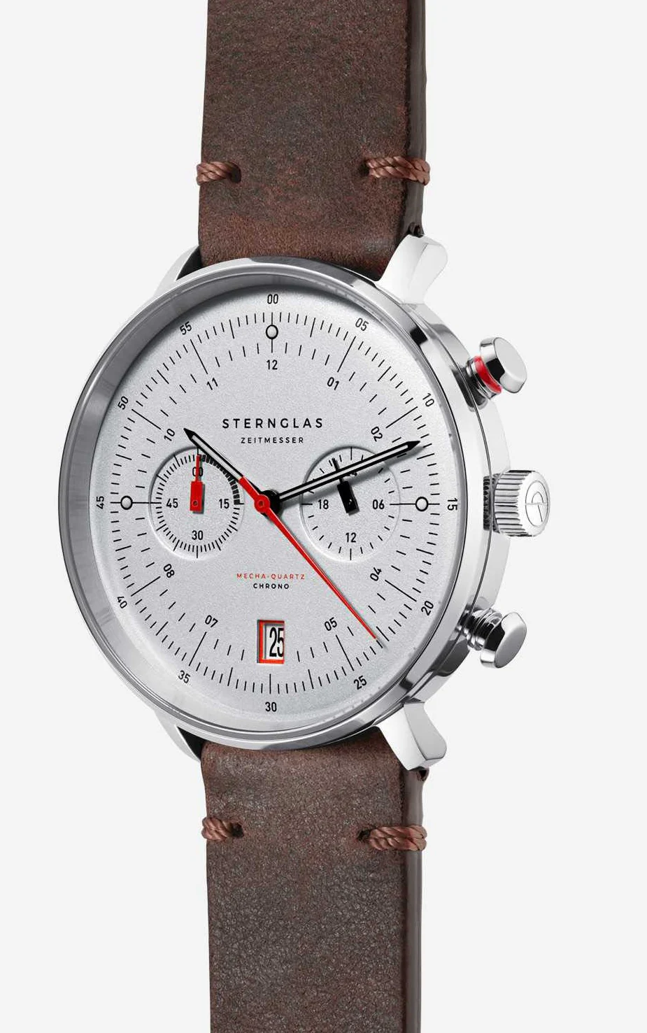 Sternglas Hamburg Chrono Silver Watch - Image 2