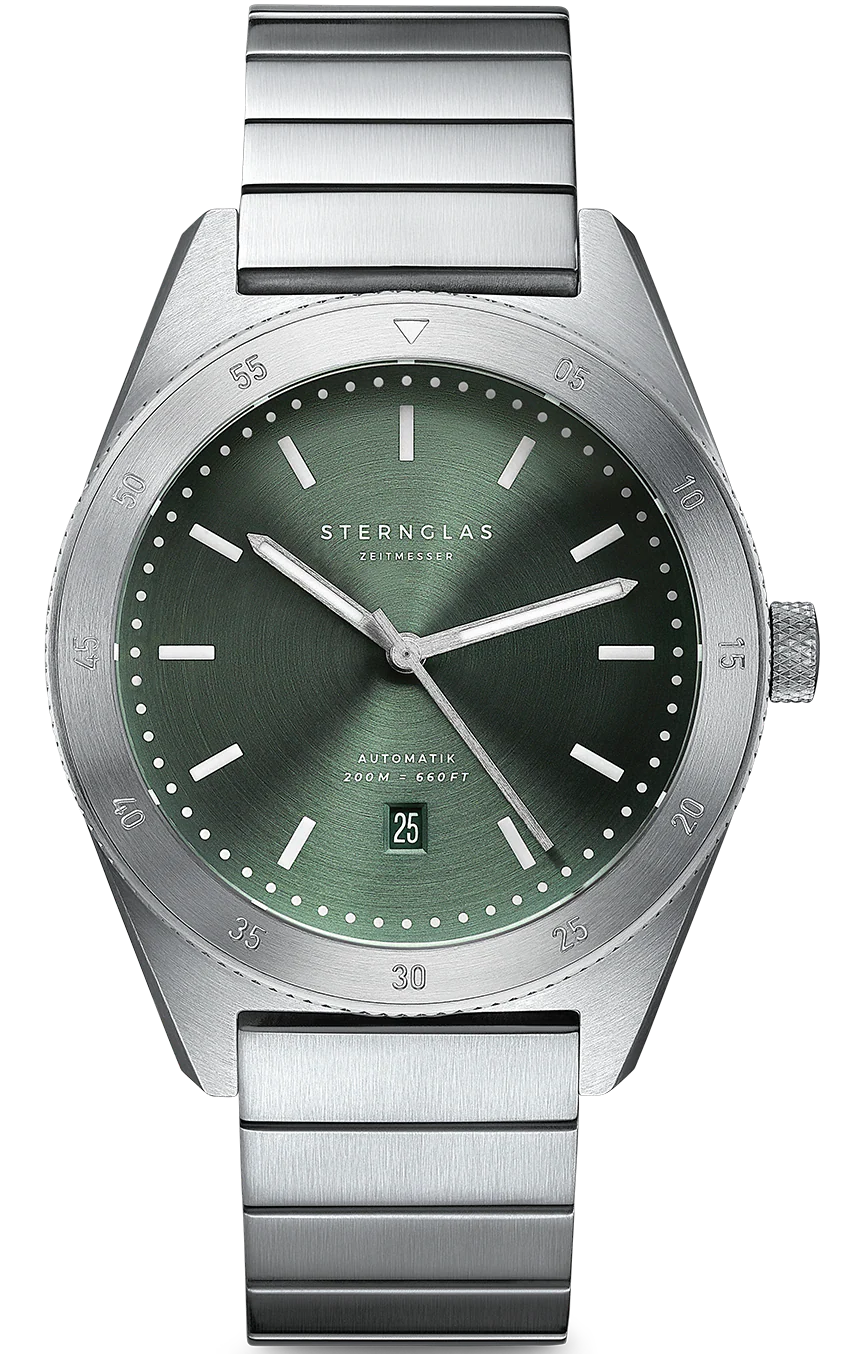 Sternglas Watch Marus Automatic Green Steel