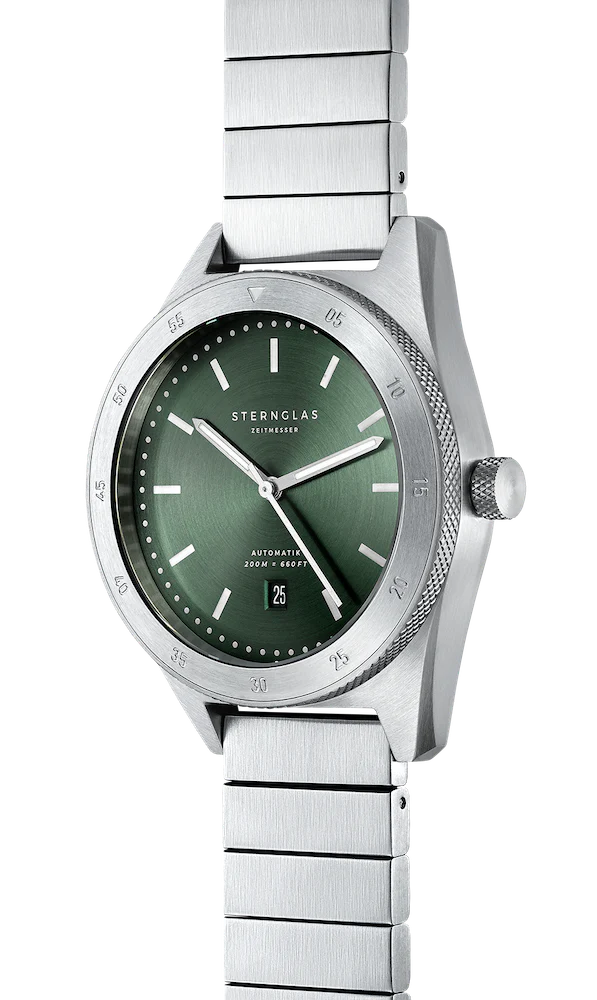 Sternglas Watch Marus Automatic Green Steel - Image 3